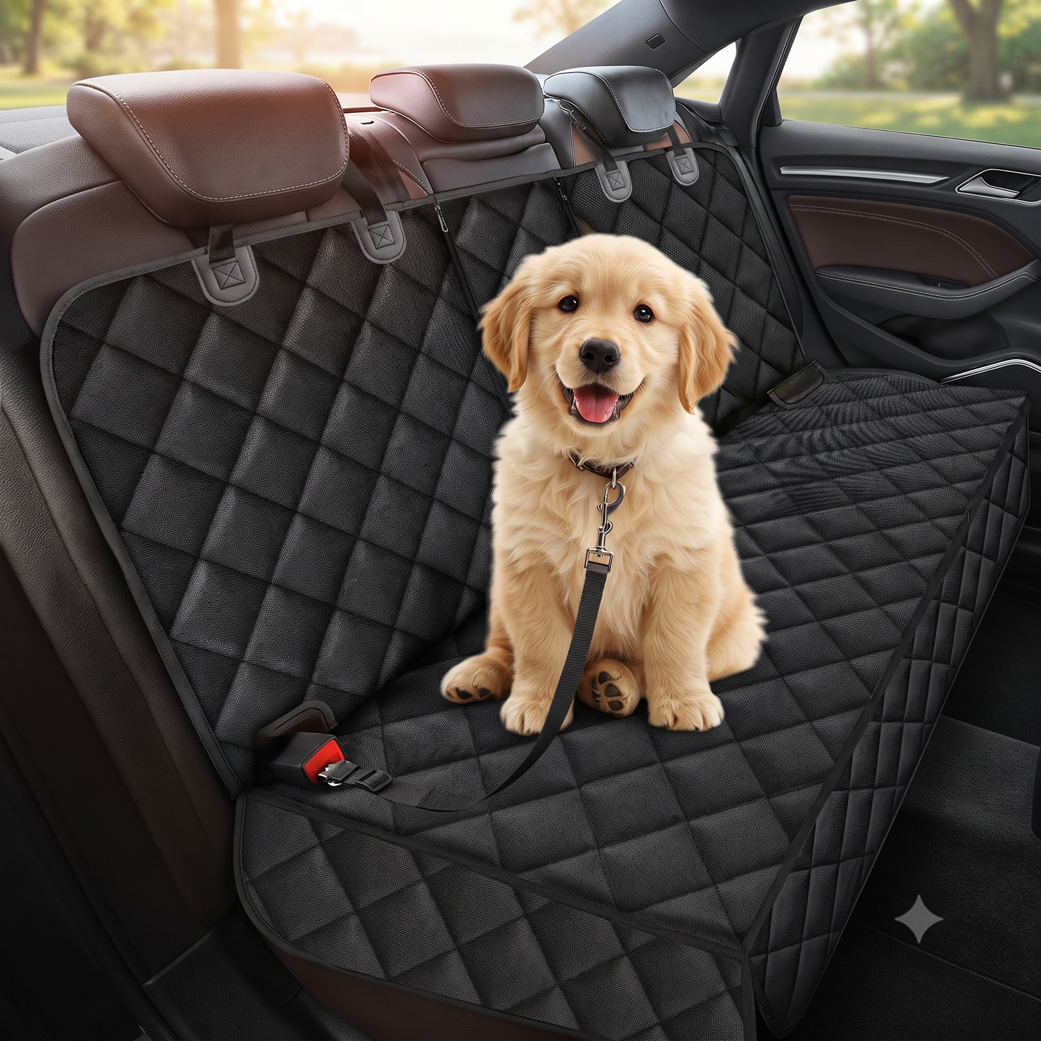 Funda Protectora Impermeable para Asiento Trasero de Coche