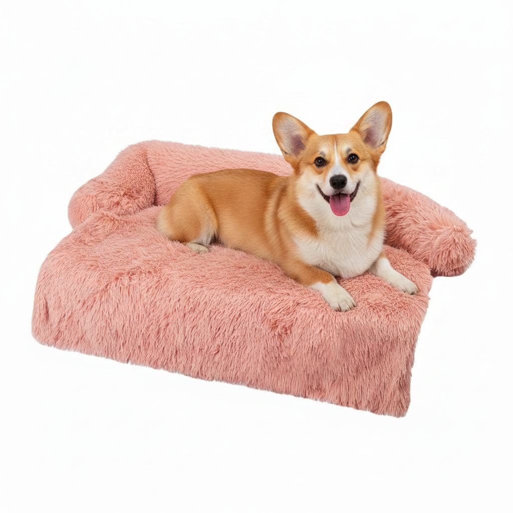 Couverture de canapé démontable et lavable pour animaux de compagnie - Rose
