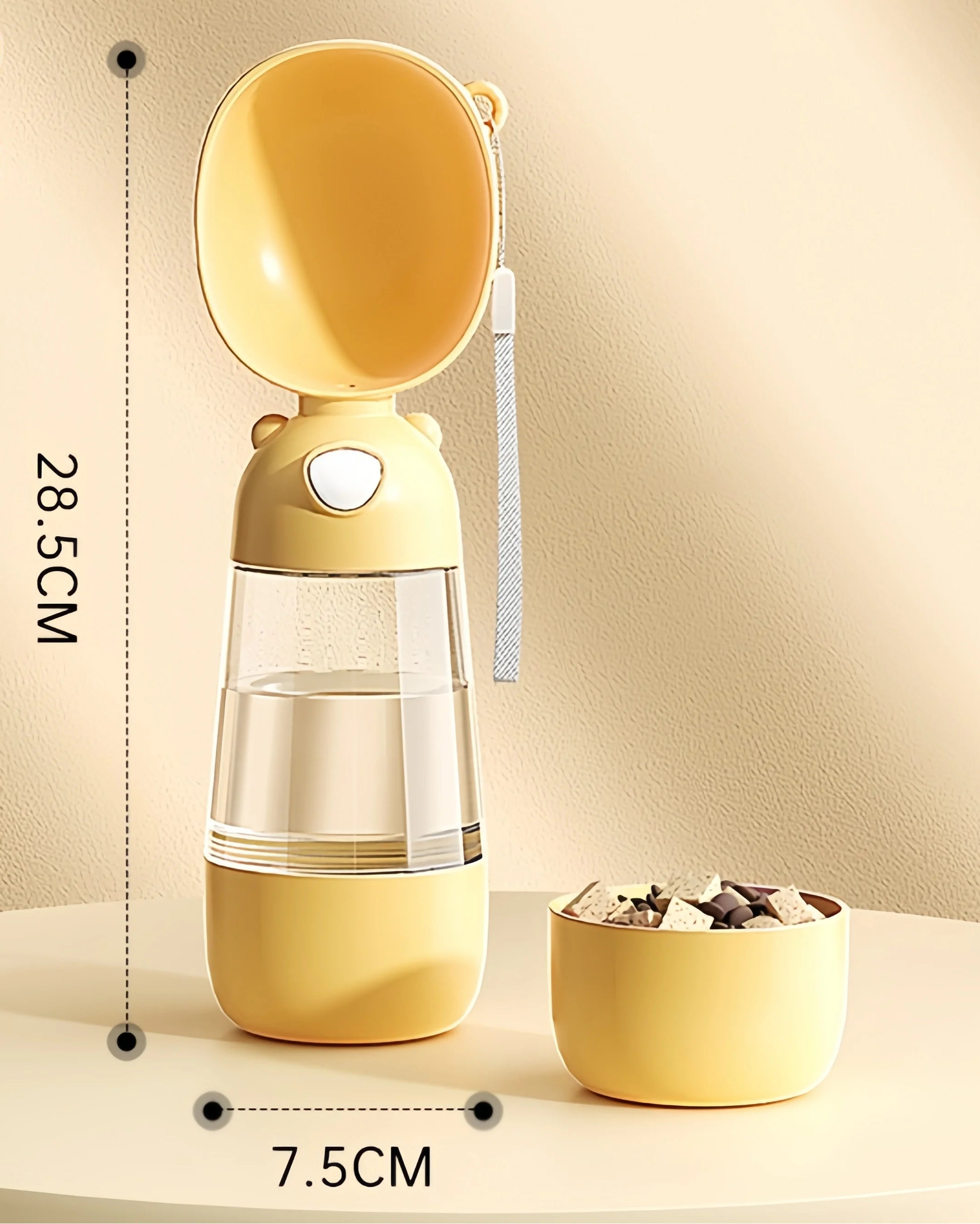 Comedero y Bebedero Portátil para Perros y Gatos – Práctico, Ligero y Antiderrame