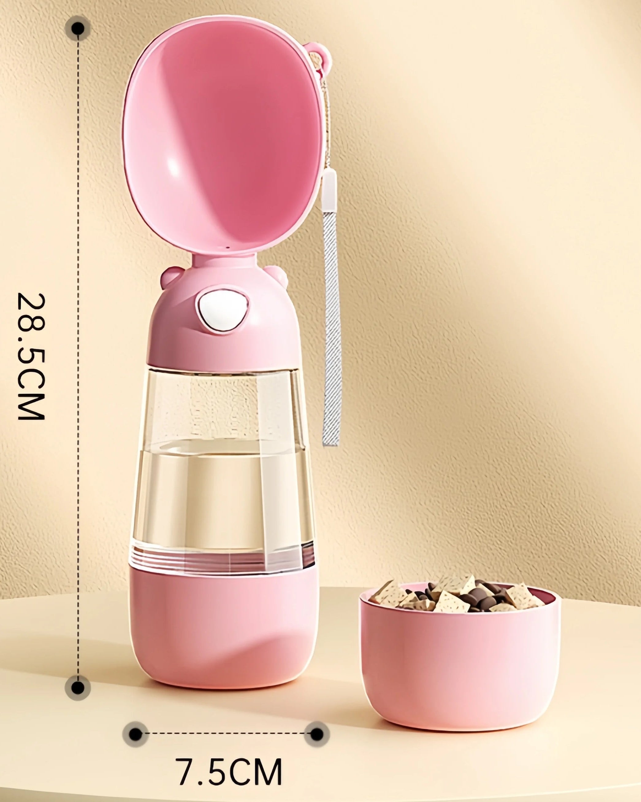 Comedero y Bebedero Portátil para Perros y Gatos – Práctico, Seguro y Antiderrame