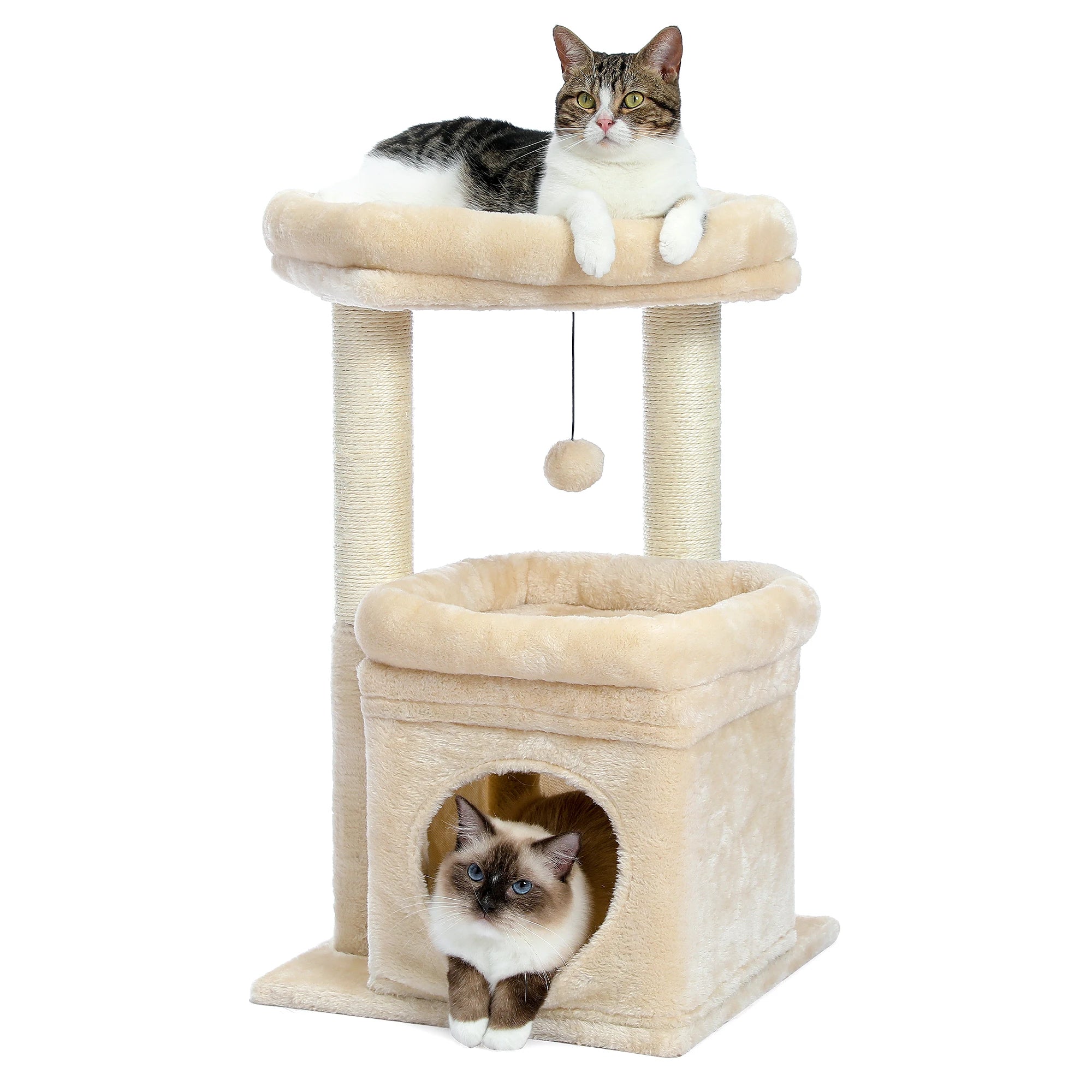 Árbol Rascador para Gatos con Cueva y Plataformas – Diversión, Confort y Estilo