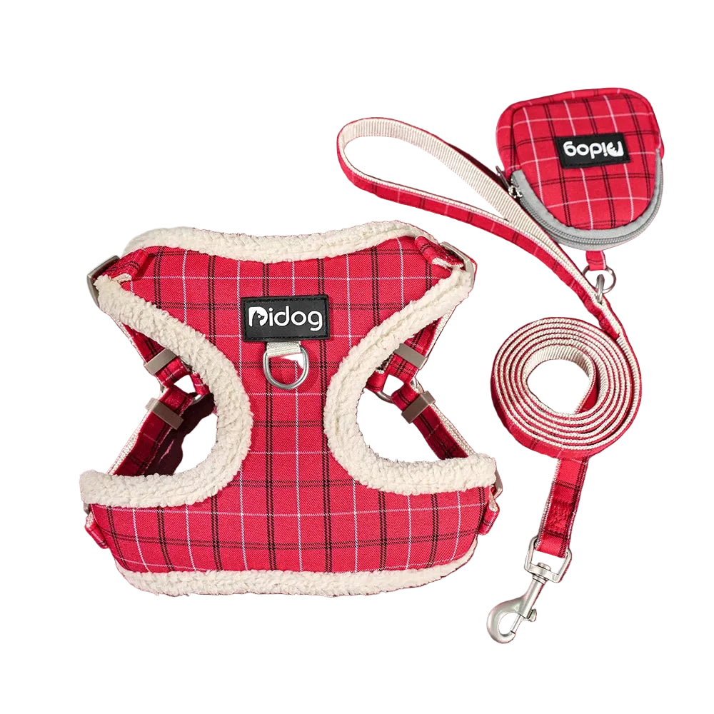 Set de Paseo Térmico 3 en 1: Arnés, Correa y Mochila Porta-bolsas