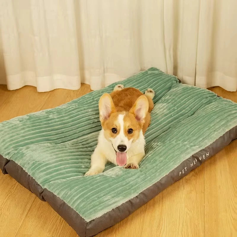 Cama Grande de Pana Suave para Perros