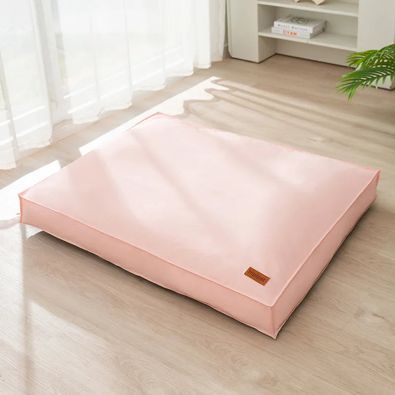 Cama Cuadrada Impermeable para Perros Pequeños y Medianos