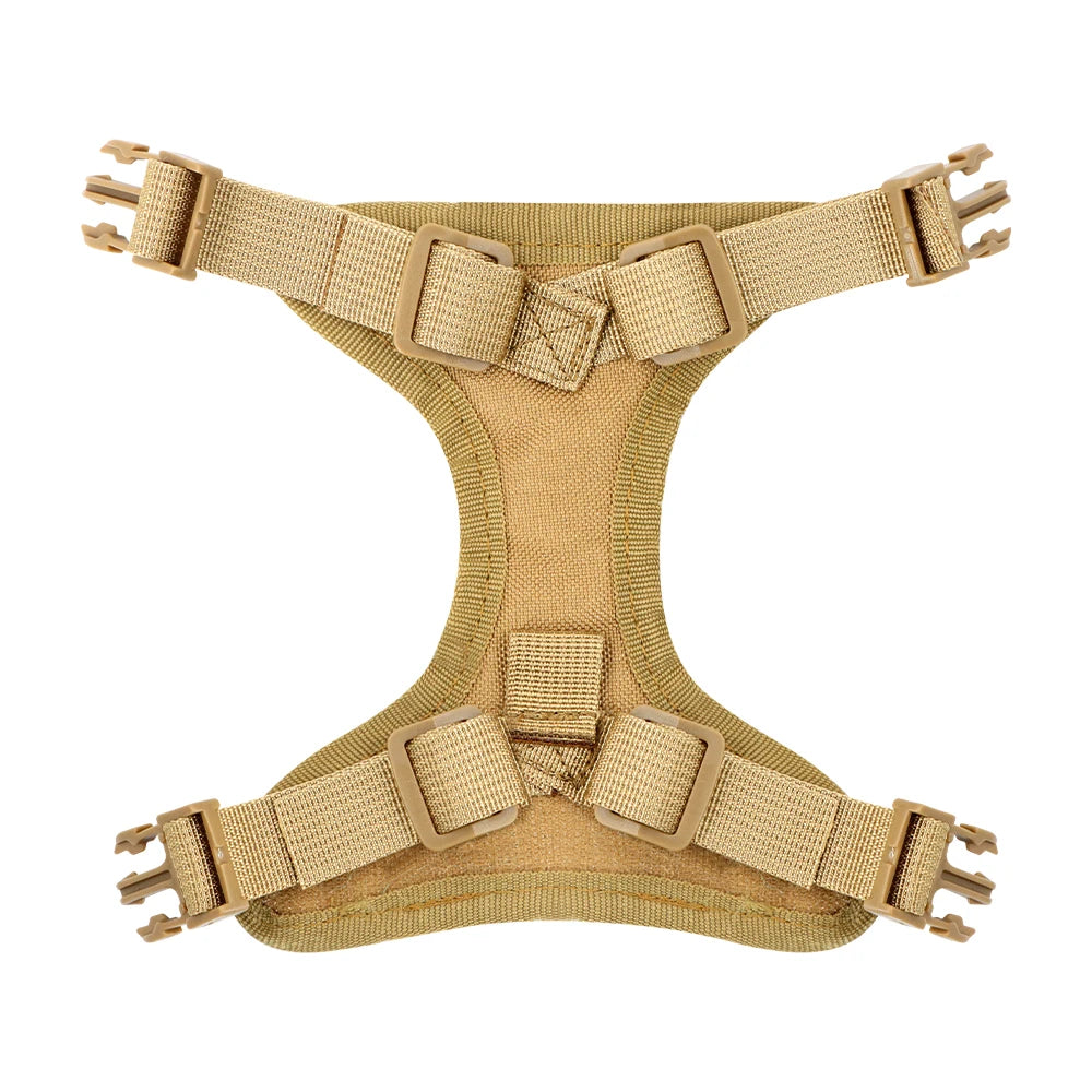 Arnés de Chaleco Táctico Acolchado para Perros y Gatos – Seguridad Extrema