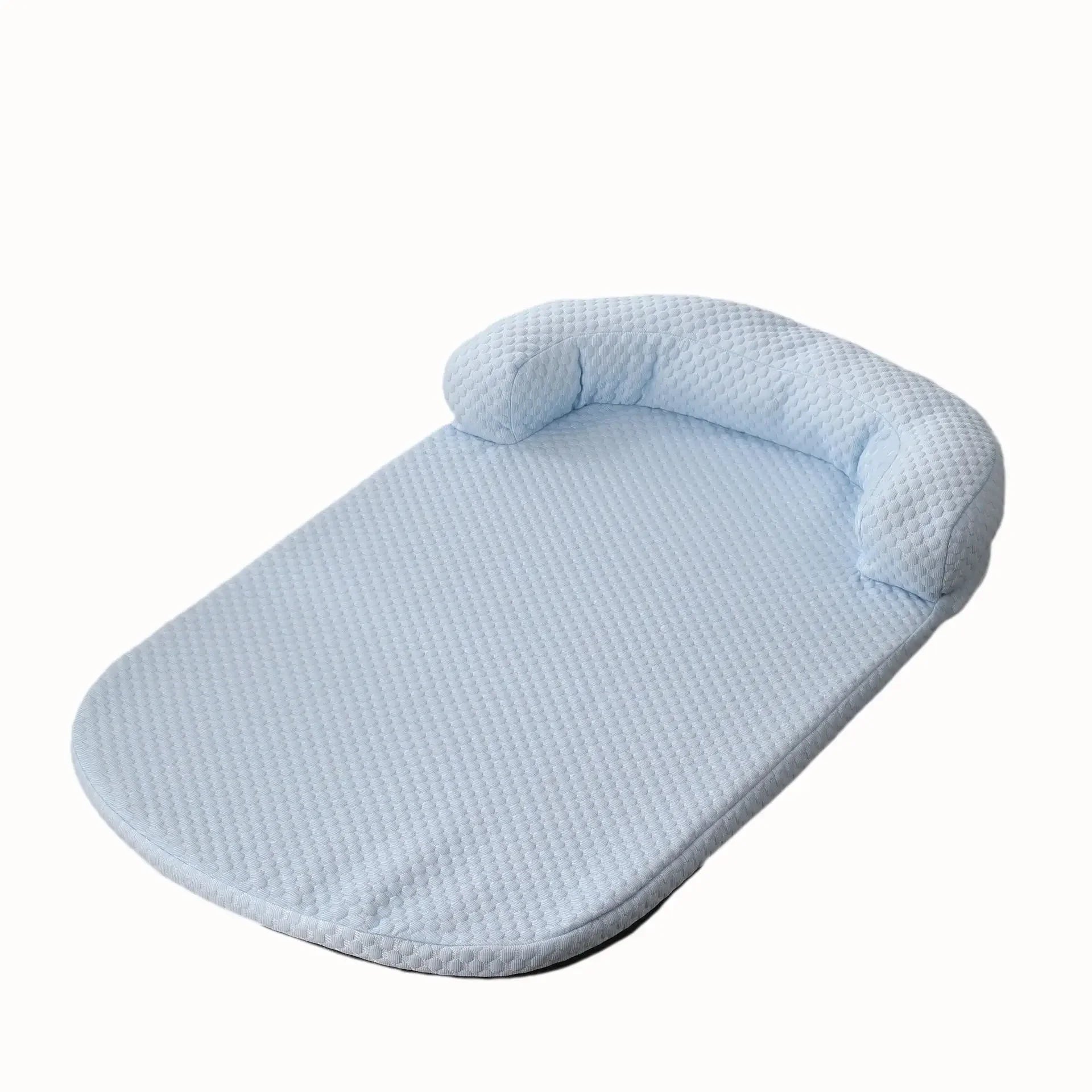 Cama Refrescante de Verano: Descanso Fresco en Azul