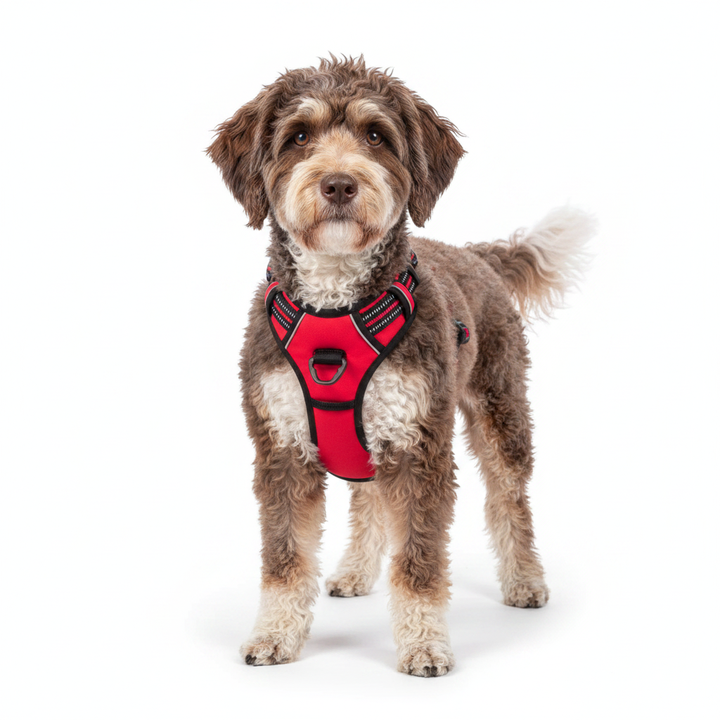Arnés para Perros Vestido Rojo