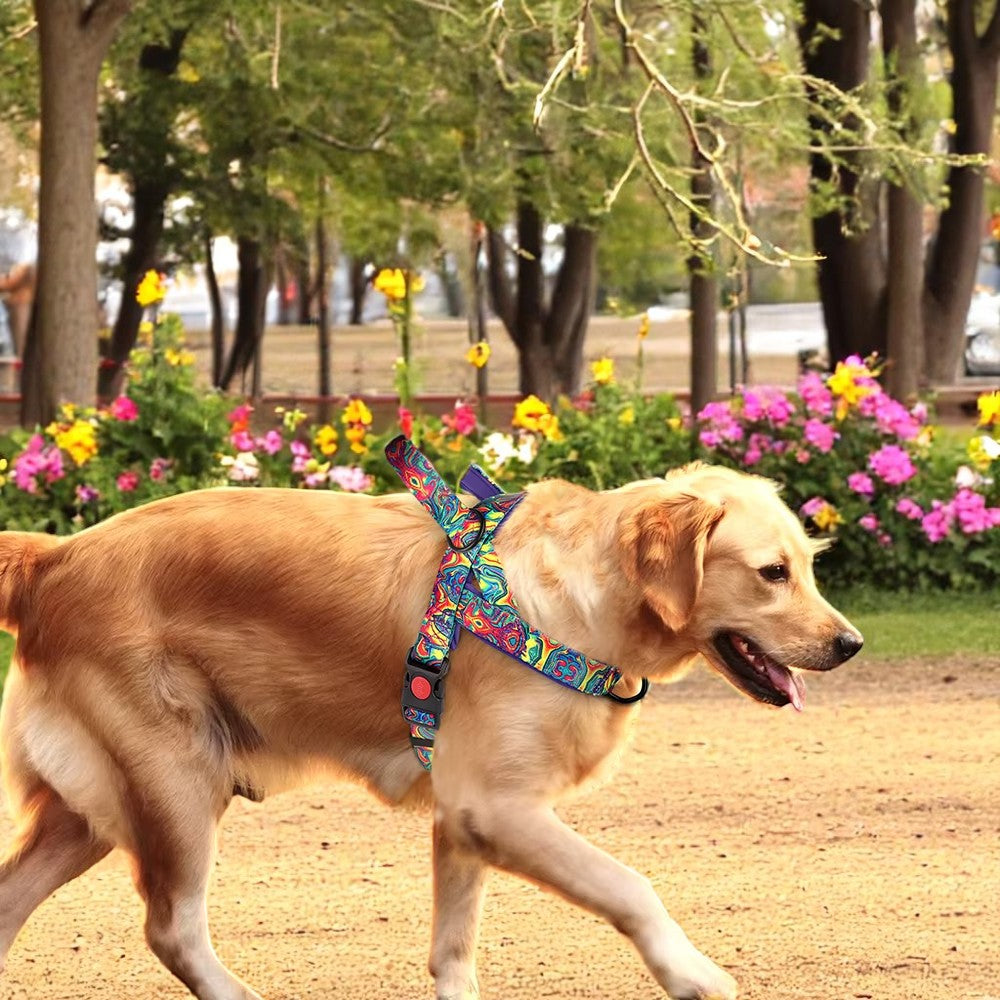 Arnés Antitirones Estampado Lila para tu Perro