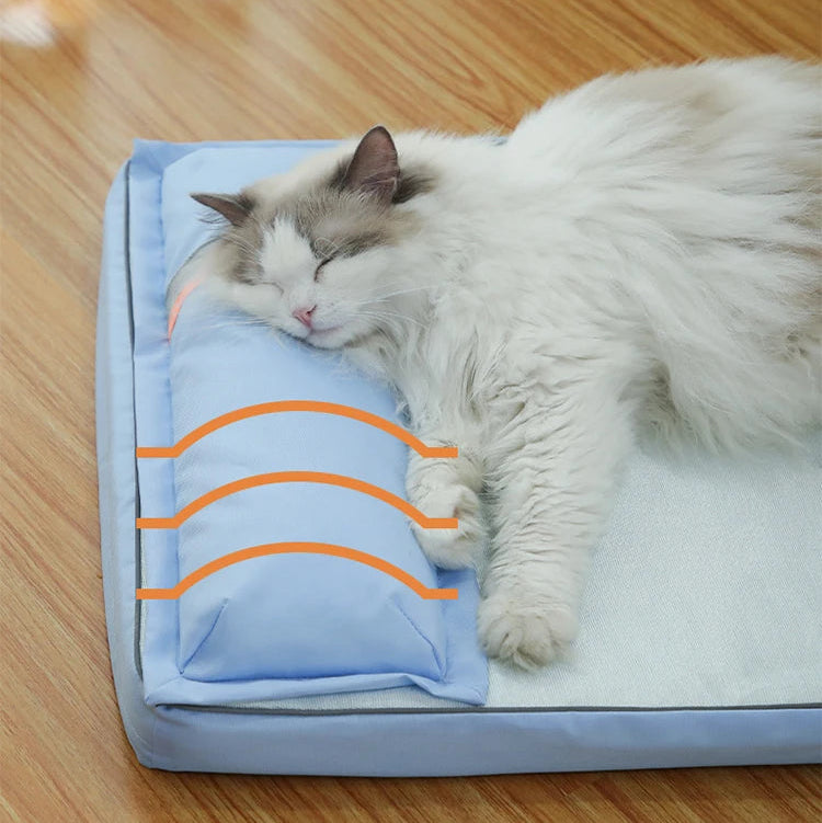 Cama Ortopédica Refrescante con Cojín para Mascotas
