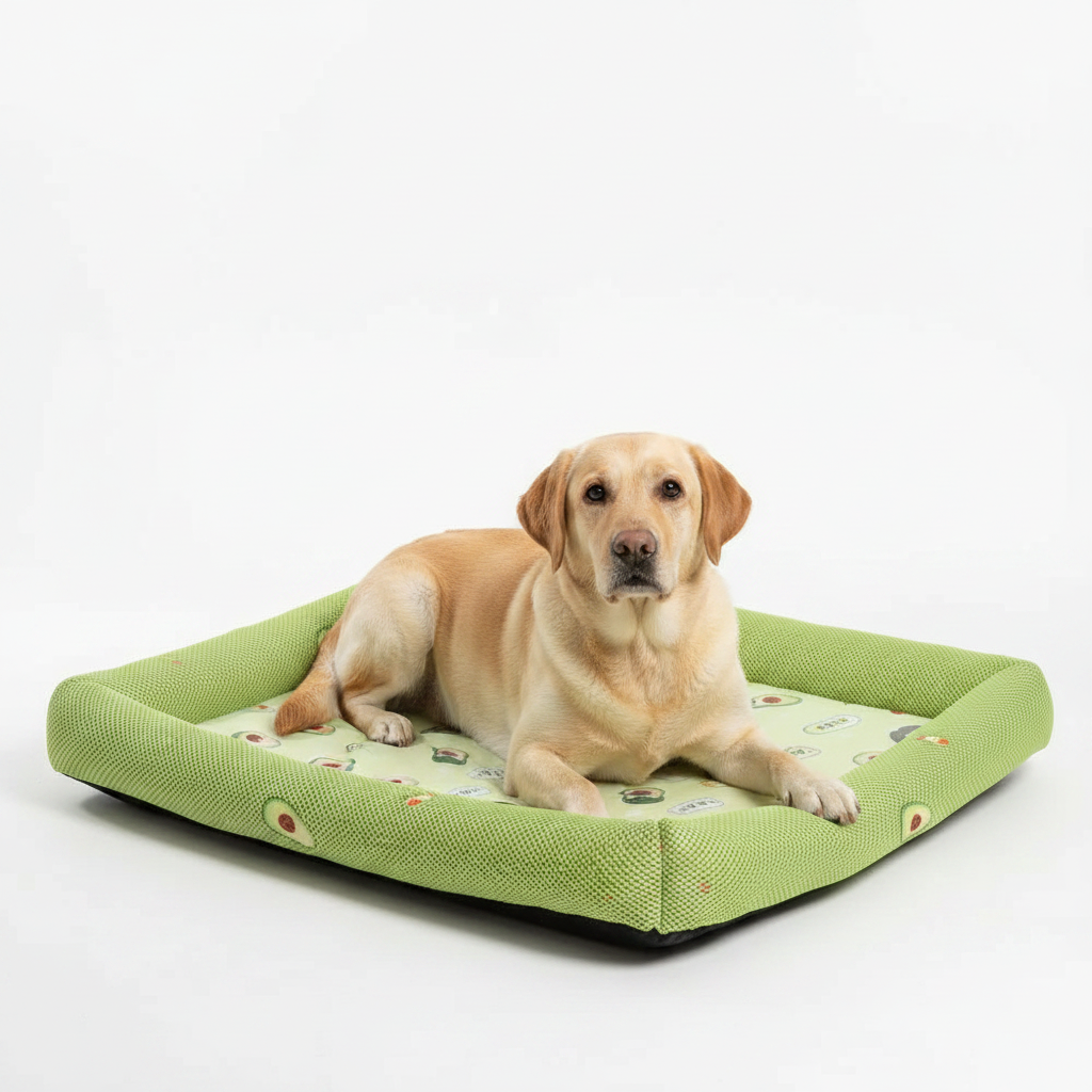 Cama Refrescante Cuadrada Lavable para Perros