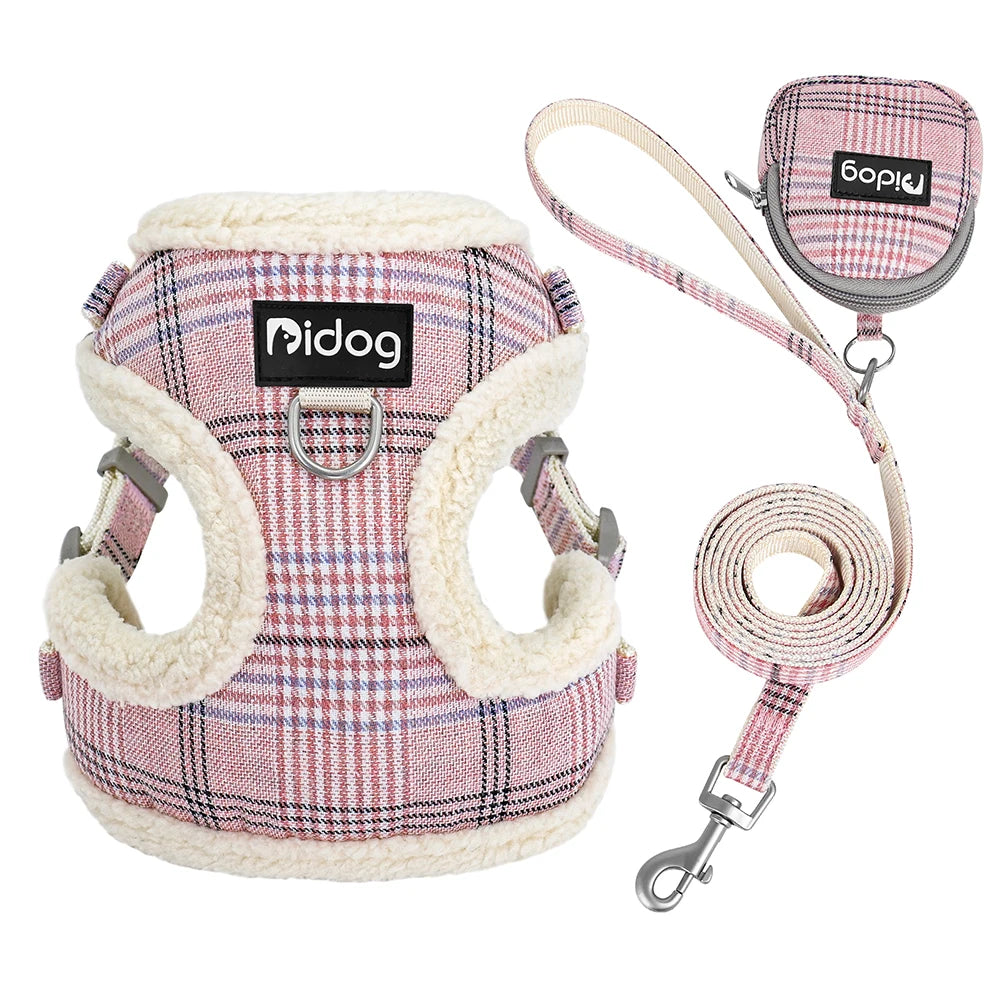 Set de Paseo Soft 3 en 1: Arnés Acolchado con Mochila y Correa a Juego