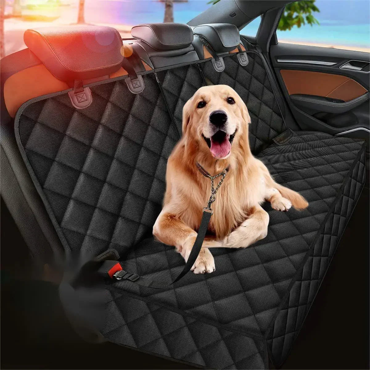 Funda Protectora Impermeable para Asiento Trasero de Coche