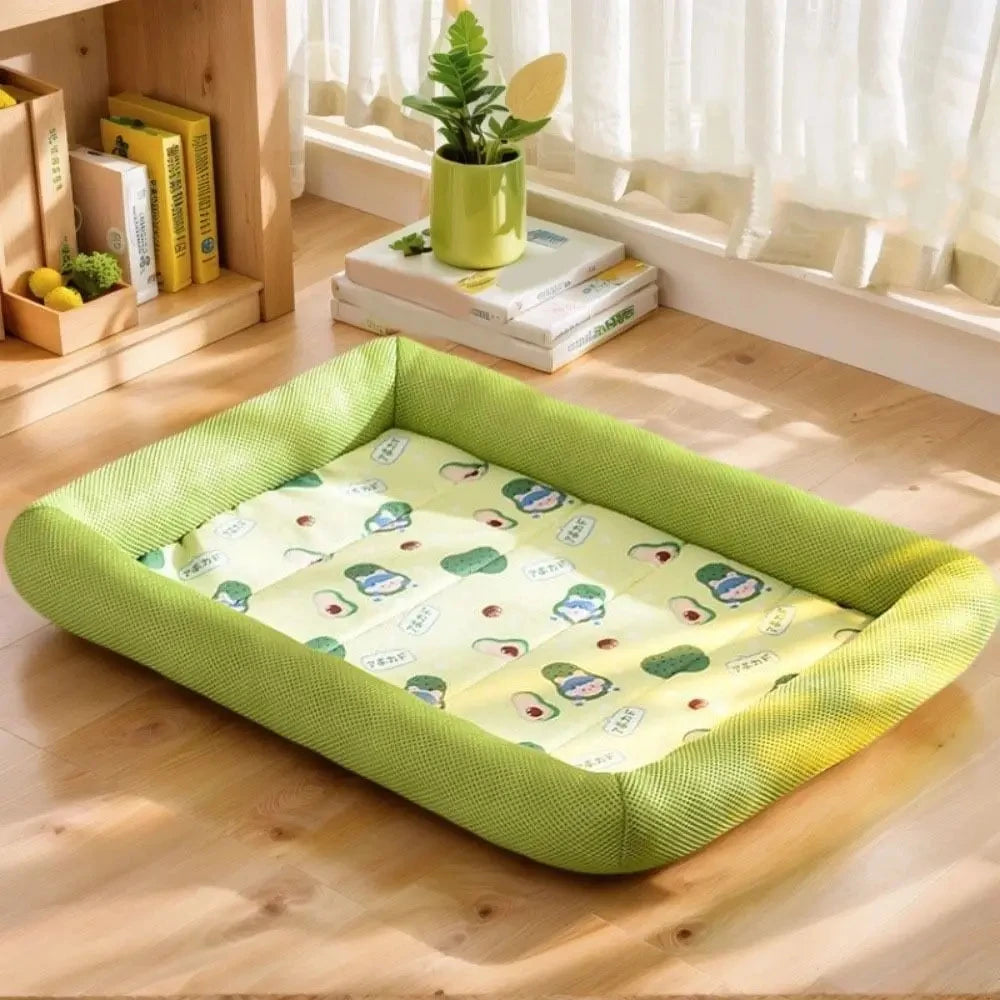 Cama Refrescante Cuadrada Lavable para Perros