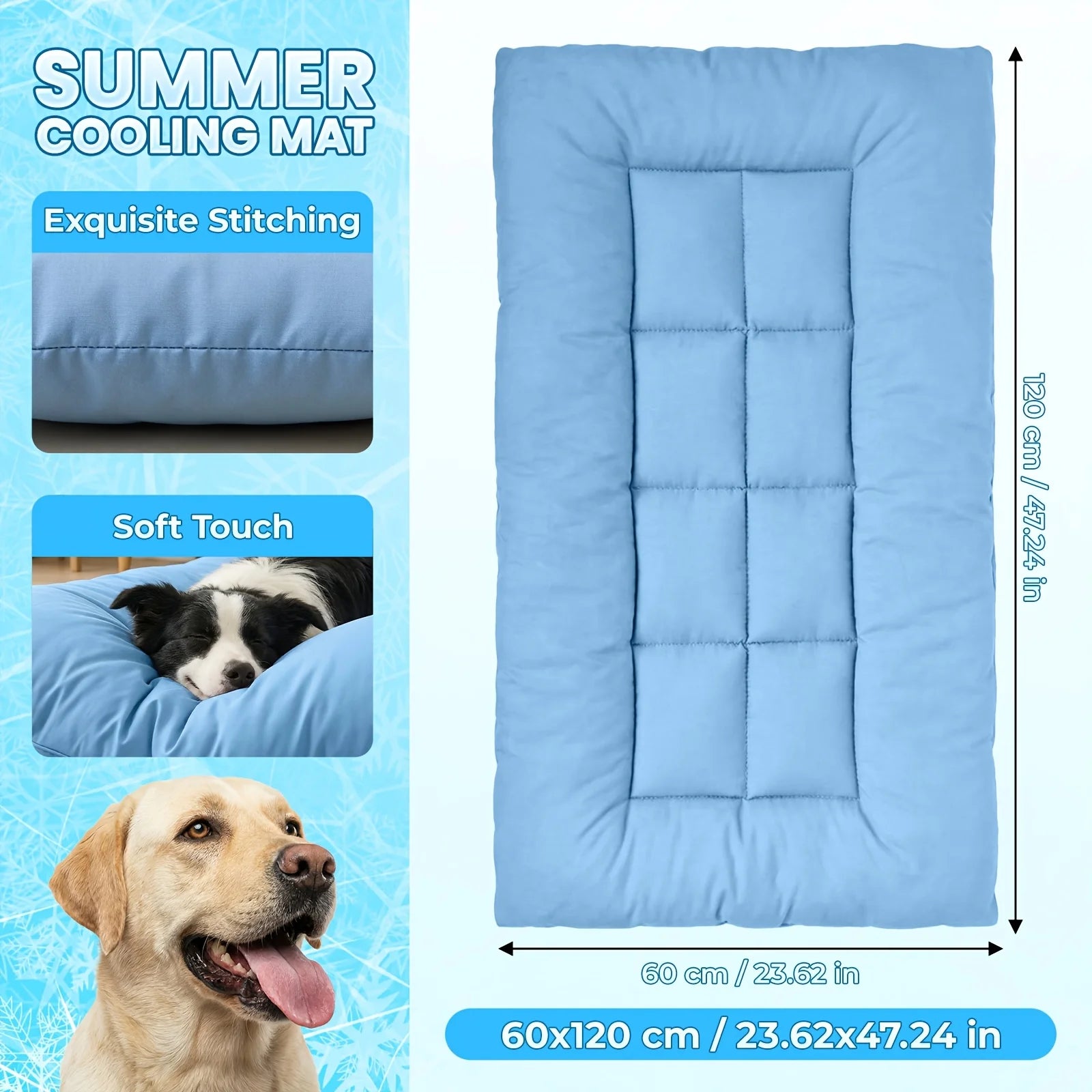 Cama Sofá Extra Grande Refrescante para Perros