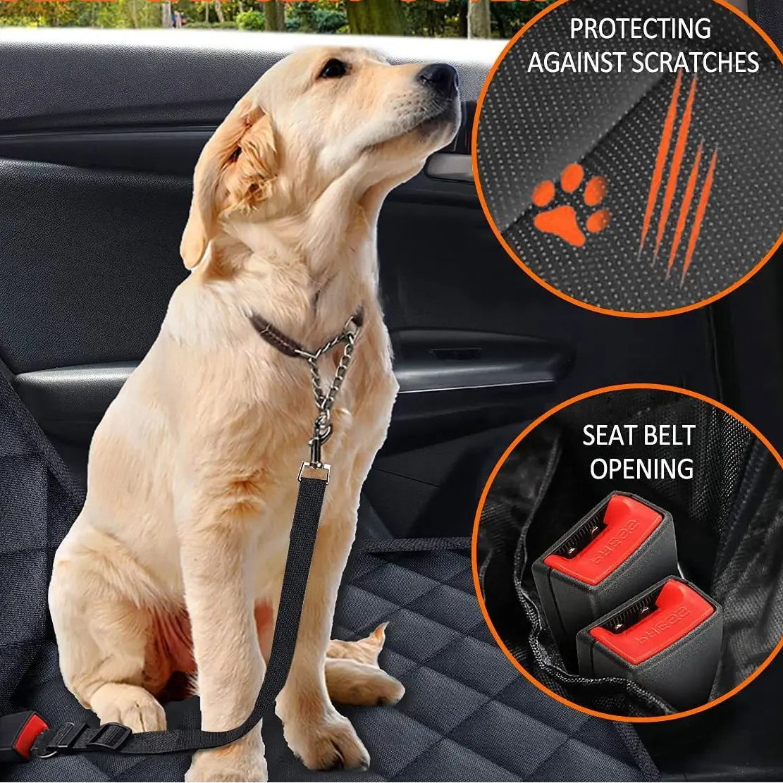 Funda Protectora Impermeable para Asiento Trasero de Coche