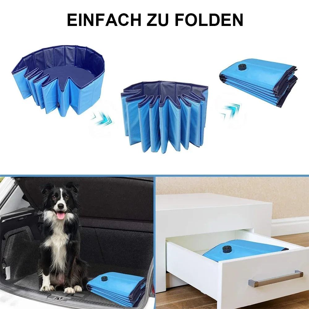 Bañera Plegable para Perros de Colores
