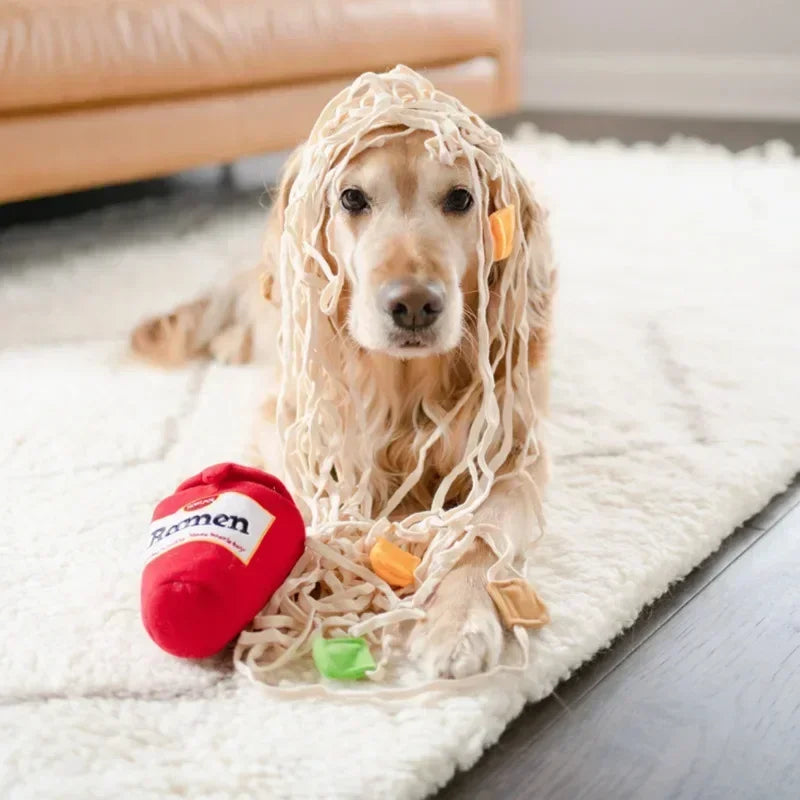 Juguete de Olfato con Forma de Fideos para Perros