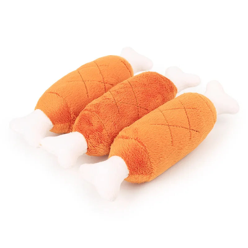 Juguete de peluche suave para perros – Diversión segura y saludable