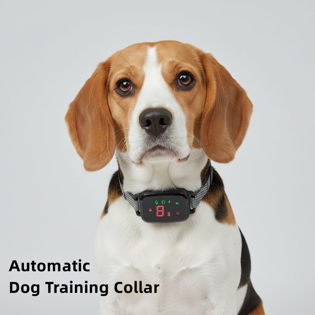 Collar Antiladridos Recargable con Pantalla Digital