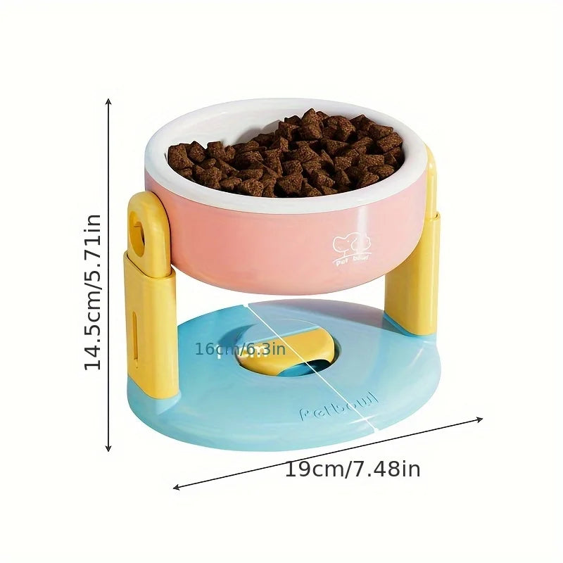 Comedero Elevado Ajustable Antideslizante para Perros – Ergonómico, Seguro y Práctico