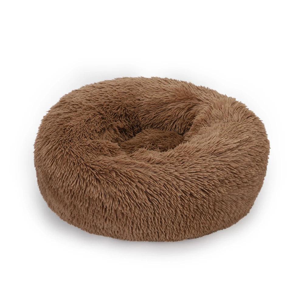 Cama Donut Ultraplana y Suave para Perros y Gatos