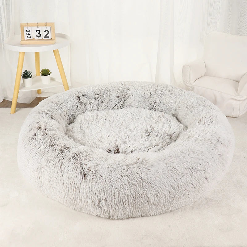 Cama Donut Suave Manchada - Comfort y Estilo para tu Mascota