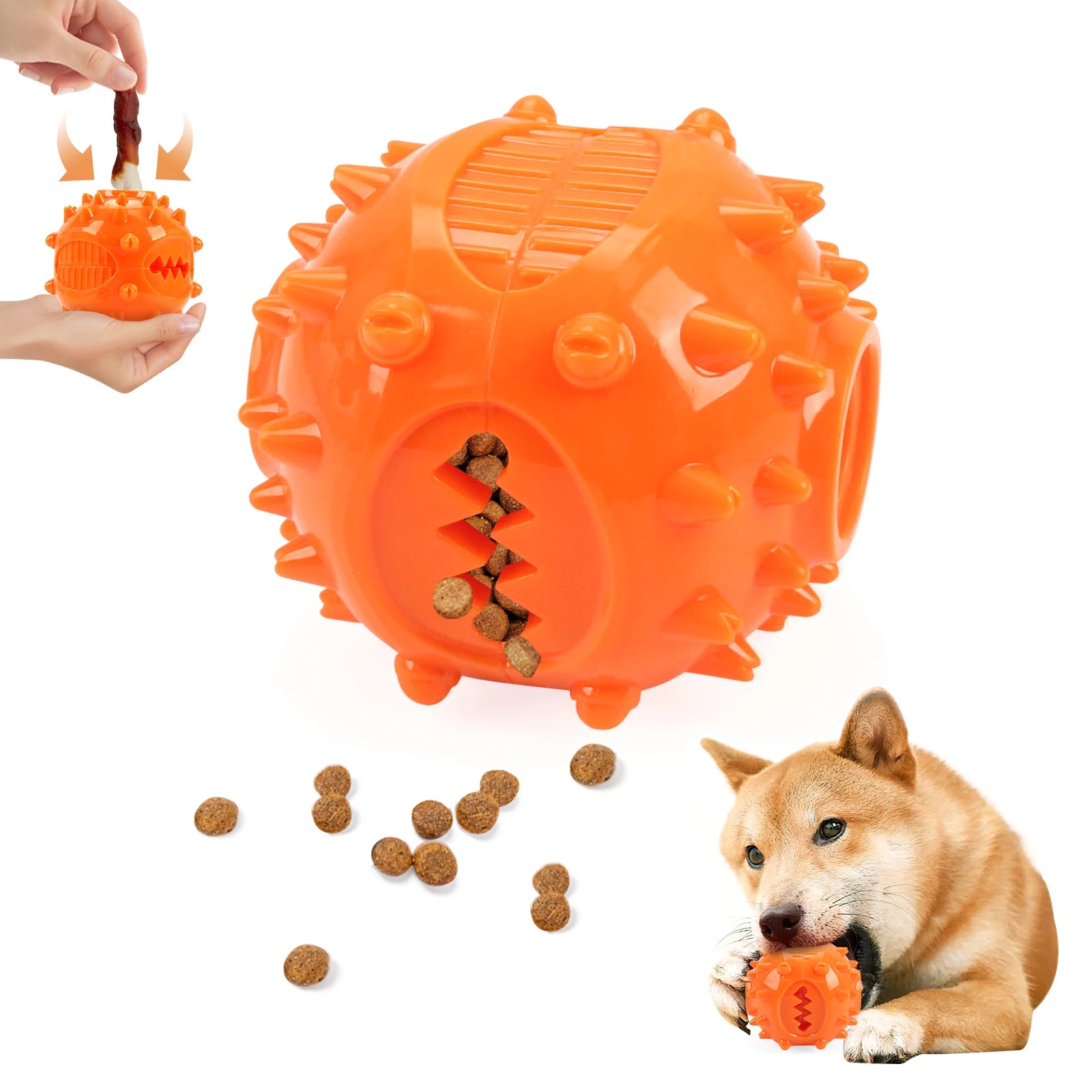 Pelota de Juguete con Sonido y Dispensador de Premios para Perros