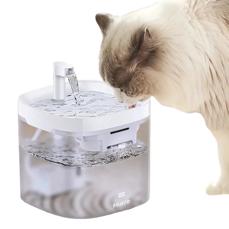 Automatic Water Fountain with Dual Flow: Fresh and Fun Hydration