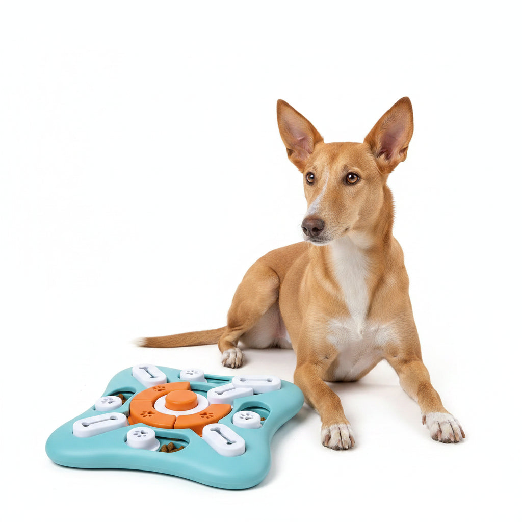 Juguete Puzle IQ de Comida Lenta para Perros