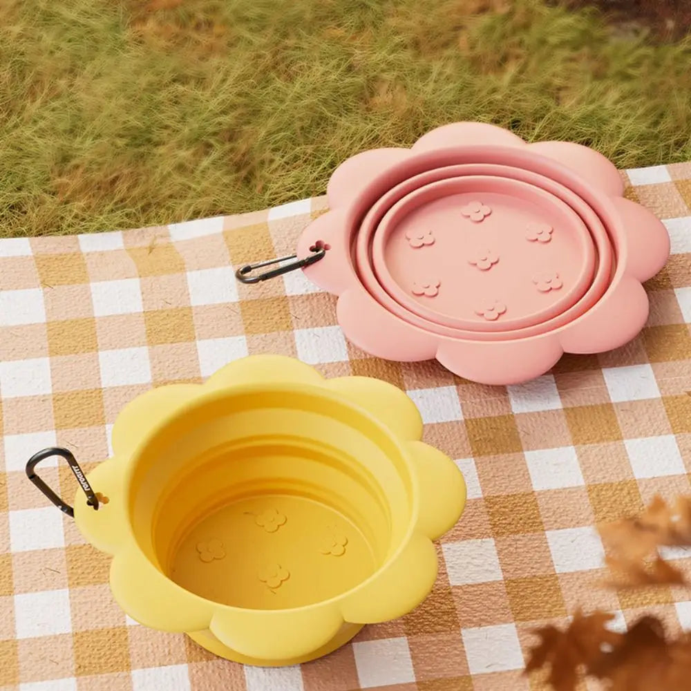 350ml Silicone Collapsible Bowl for Dogs and Cats