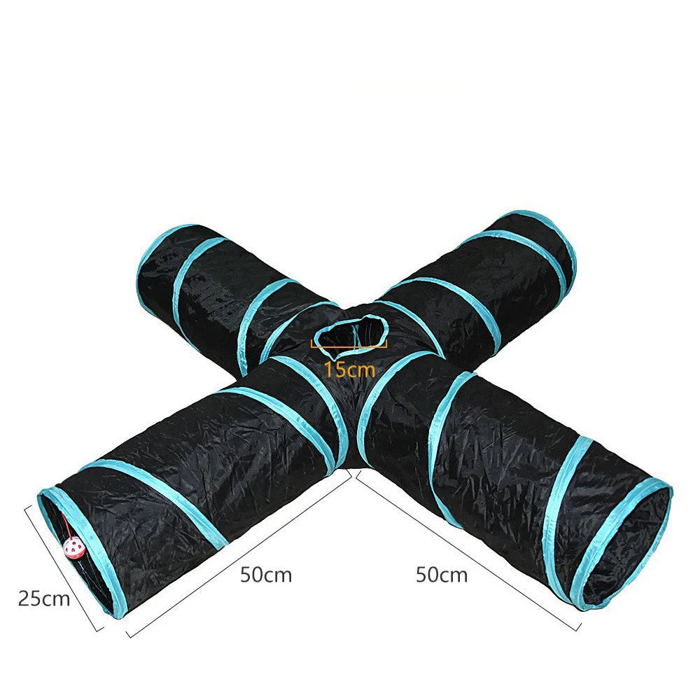 Túnel de Juegos Plegable para Gatos y Cachorros