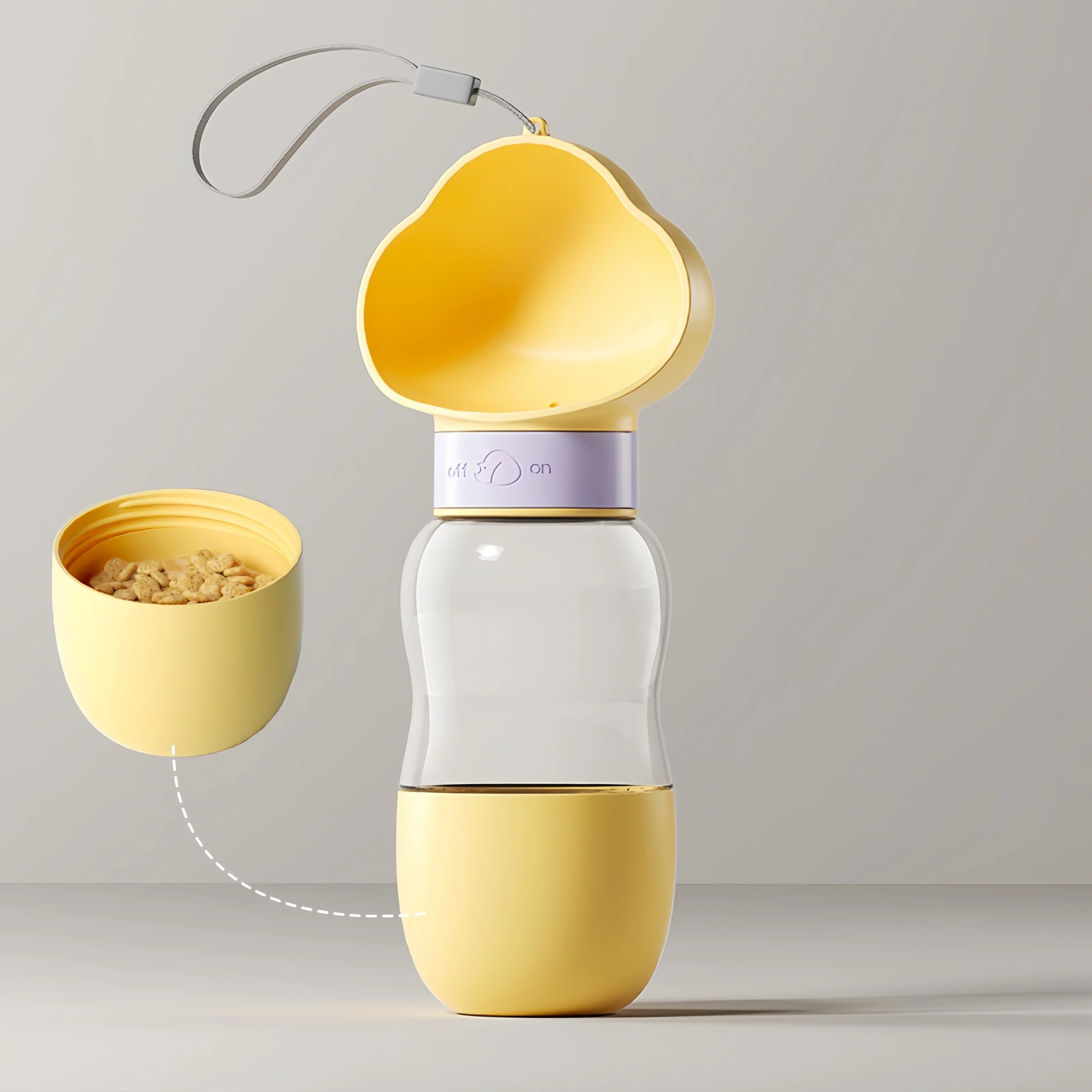 Comedero y Bebedero Portátil para Perros – Práctico, Ligero y Antiderrame