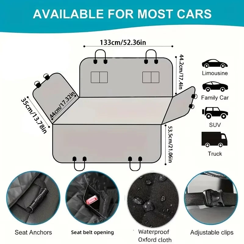 Funda Hamaca Impermeable para Asiento de Coche