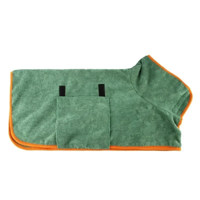 Absorbent Pet Bathrobe Quick Drying Dog Towel for Large & Small Dogs Cat Bathrobe Clean Pet Supplies