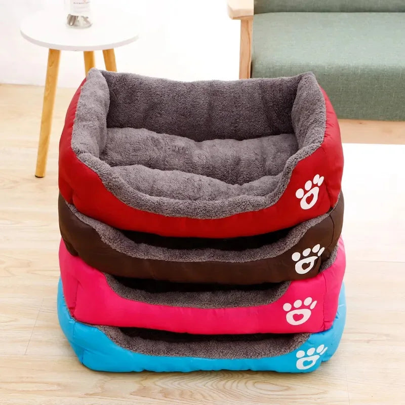 Padded Nest Bed with High Sides for Dogs