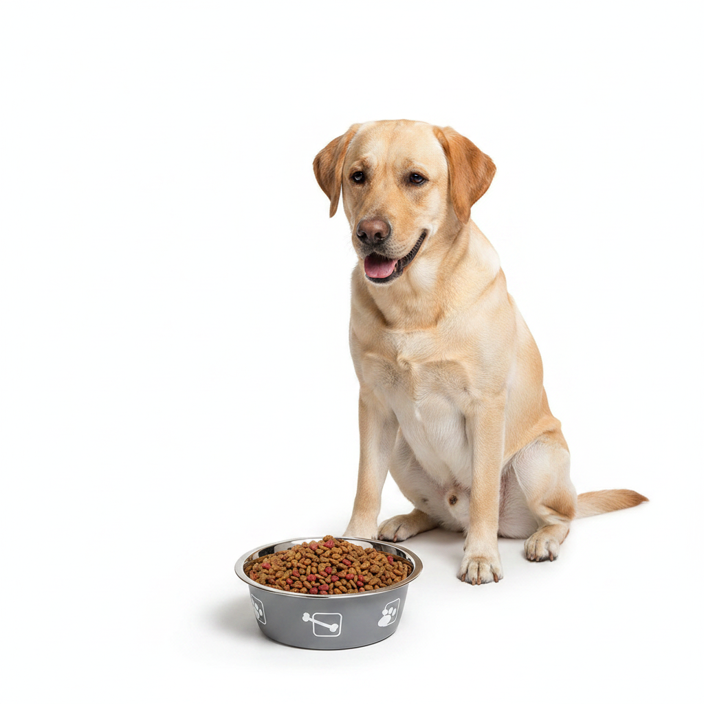 Comedero de Acero Reforzado para Perros y Gatos