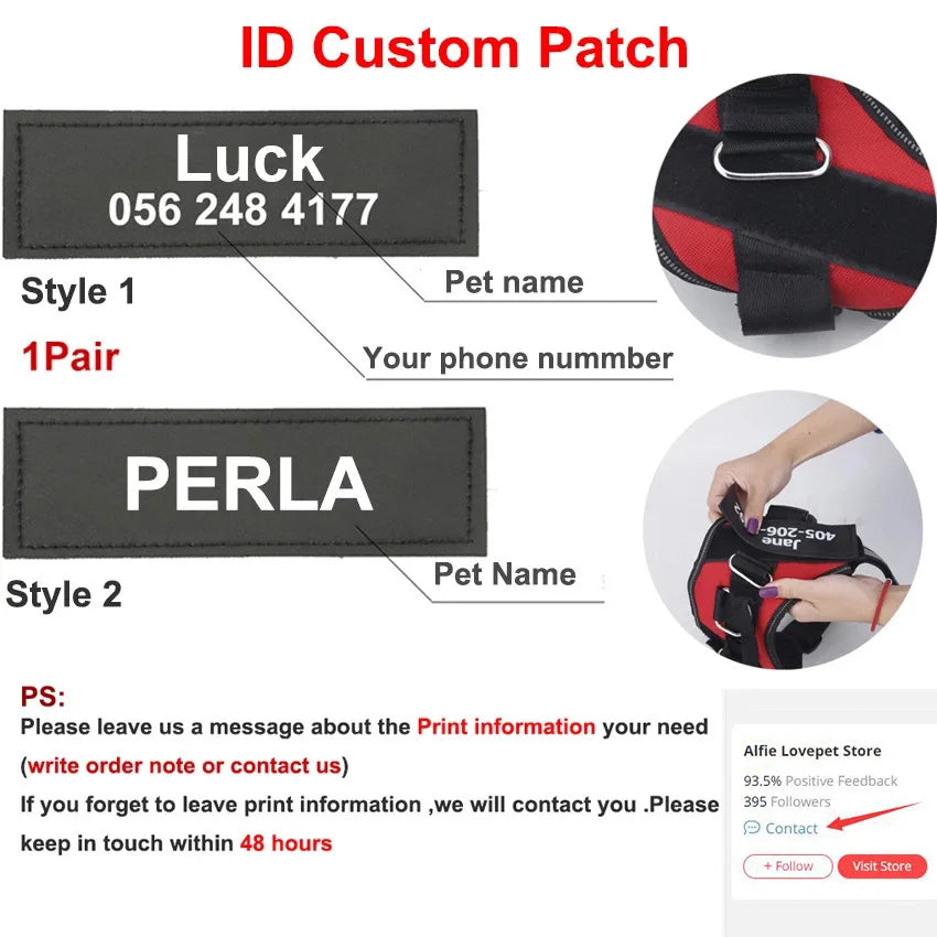 Arnés Personalizable para Perros