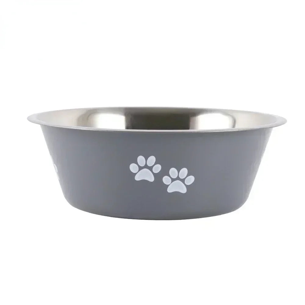 Comedero de Acero Inoxidable Antideslizante para Perros