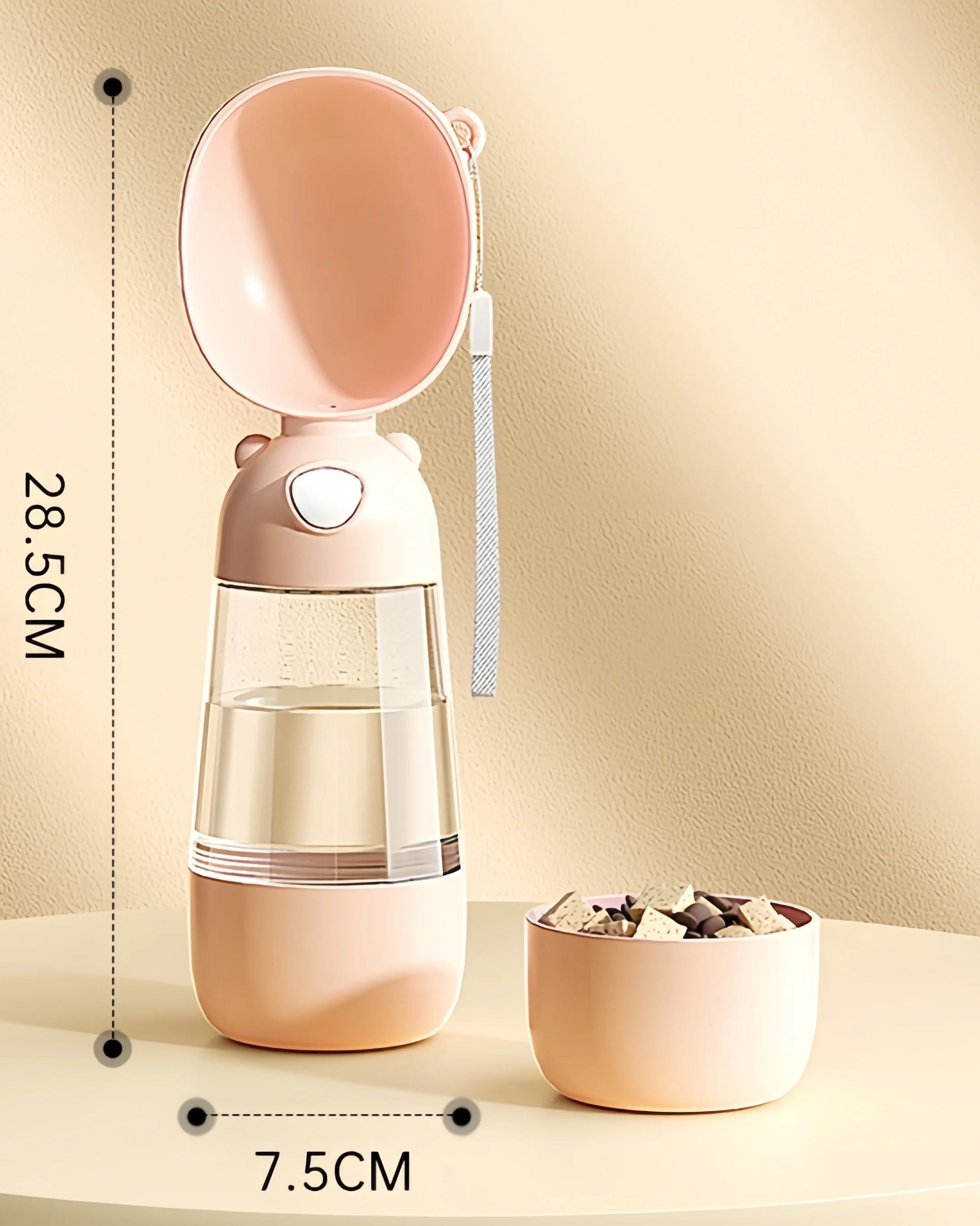 Comedero y Bebedero Portátil para Perros y Gatos – Práctico, Ligero y Antiderrame