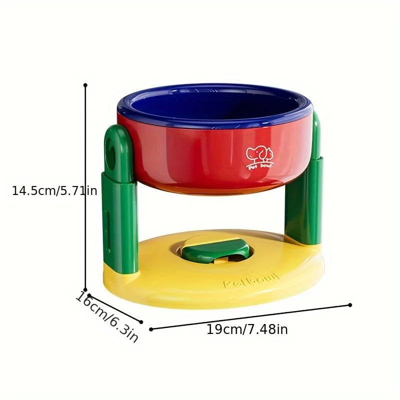 Comedero Elevado Ajustable Antideslizante para Perros – Ergonómico, Seguro y Práctico