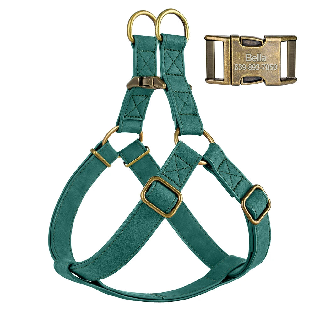 Arnés de Cuero Premium Personalizado - Colección Soft Claros