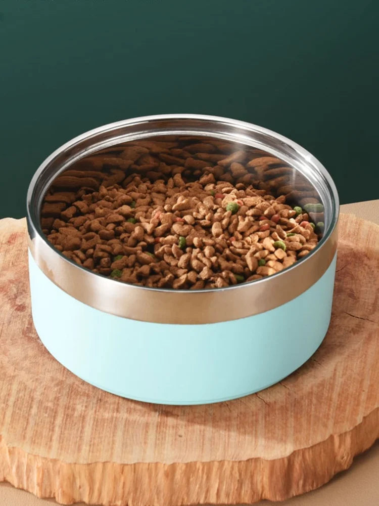 Comedero de Acero Inoxidable Antideslizante para Perros – Resistente, Higiénico y Duradero