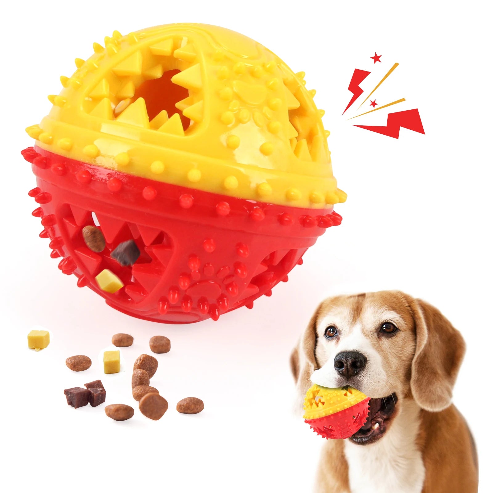 Pelota de Juguete con Sonido y Dispensador de Premios para Perros