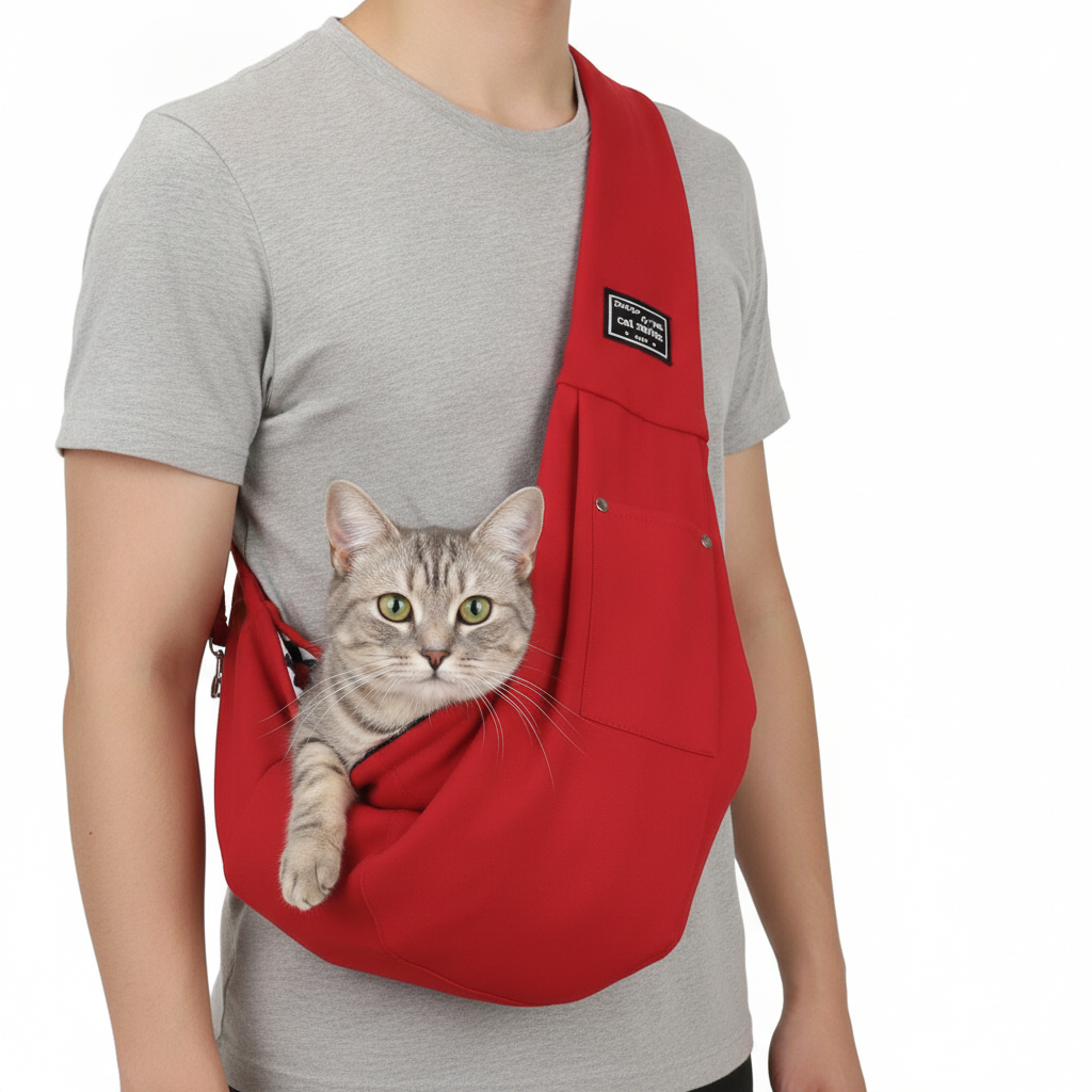 Bolso Bandolera para Mascotas con Bolsillo para el Móvil - imagen 2