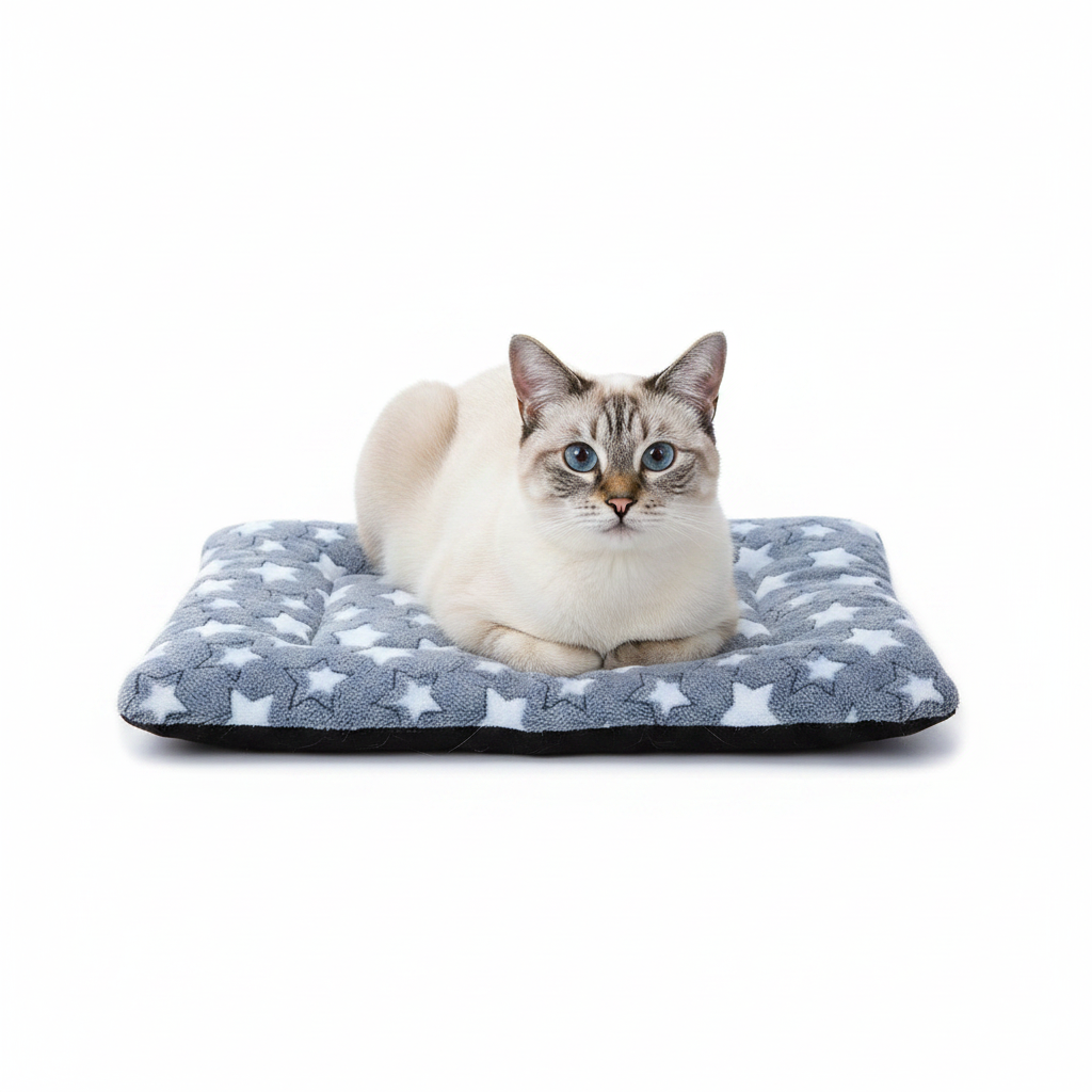 Cama de Algodón para Perros y Gatos de Estrellas