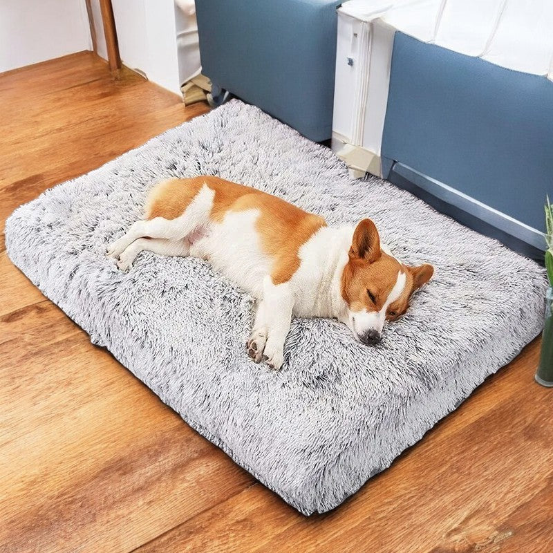 Cama Acogedora para Perros y Gatos de Coral Fleece