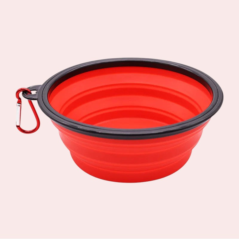 Comedero portátil plegable – ¡Comodidad y frescura para tu mascota en cualquier lugar!