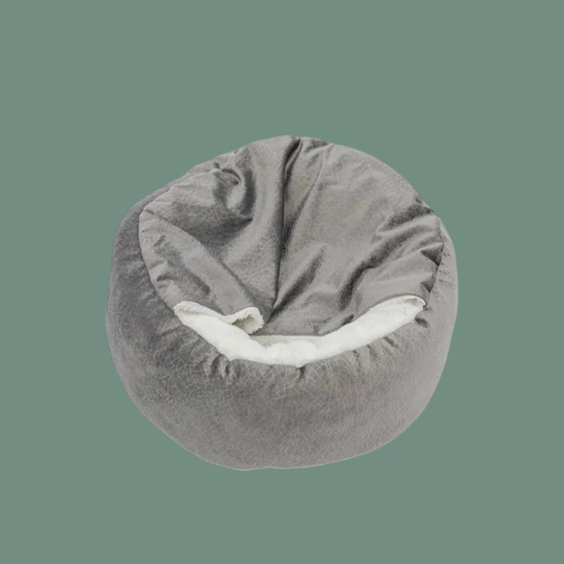 Cama Premium con Manta Incorporada para Perros y Gatos