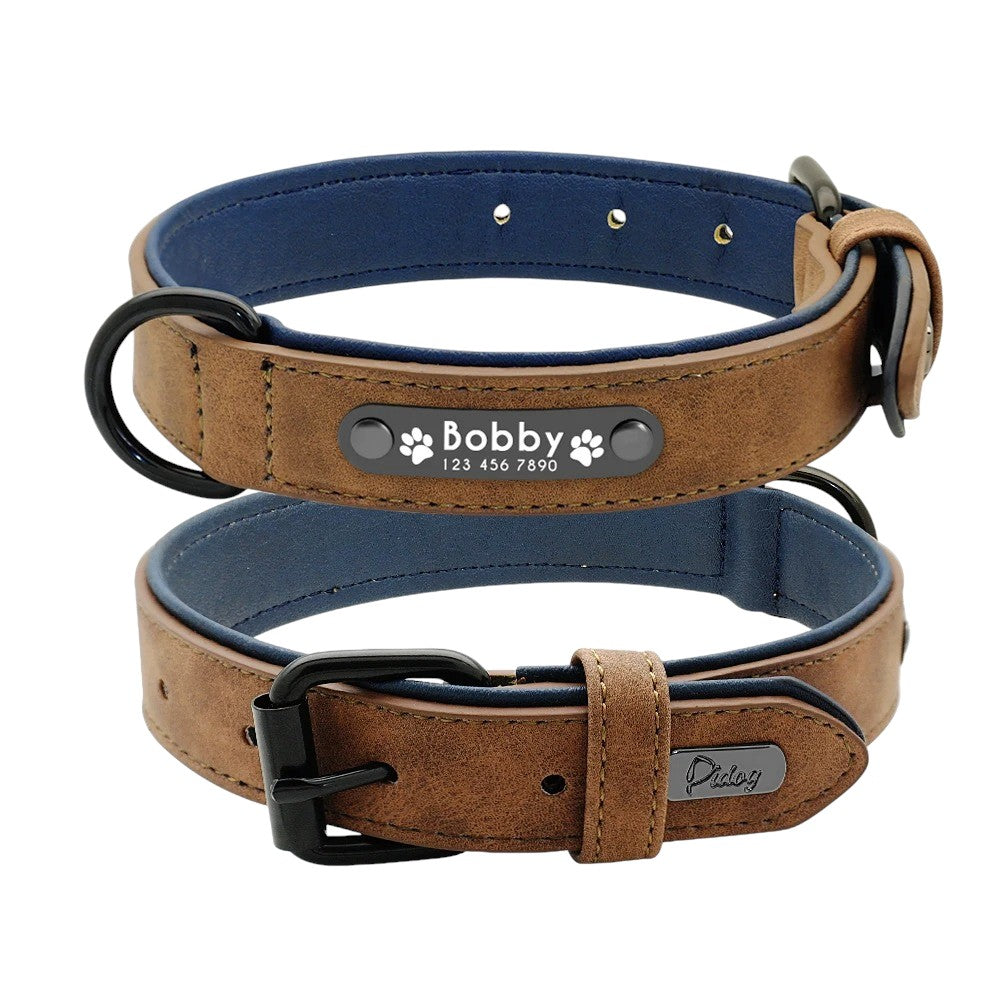 Set de Collar y Correa de Cuero para Perros – Máximo Estilo y Confort