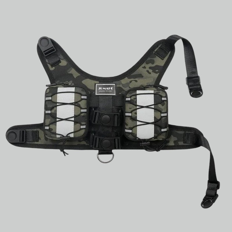 Arnés Mochila Amarillo Reflectante para Perros